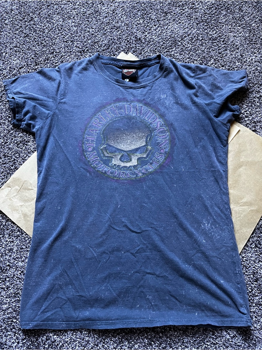 Women’s Harley-Davidson Black Skull Graphic Tee